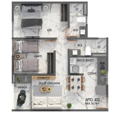 Imagem Apartamento com 2 Quartos à Venda, 56 m² em Jardim Oceania - João Pessoa Imagem Apartamento com 2 Quartos à Venda, 56 m² em Jardim Oceania - João Pessoa