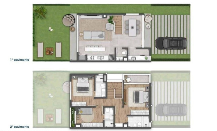 Imagem Casa de Condomínio com 3 Quartos à Venda, 104 m² em Centro - Xangri-lá