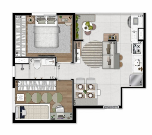 Imagem Apartamento com 2 Quartos à Venda, 44 m² em Vila Prudente - São Paulo Imagem Apartamento com 2 Quartos à Venda, 44 m² em Vila Prudente - São Paulo