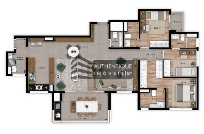 Imagem Apartamento com 4 Quartos à Venda, 132 m² em Vila Boa Vista - Santo André Imagem Apartamento com 4 Quartos à Venda, 132 m² em Vila Boa Vista - Santo André