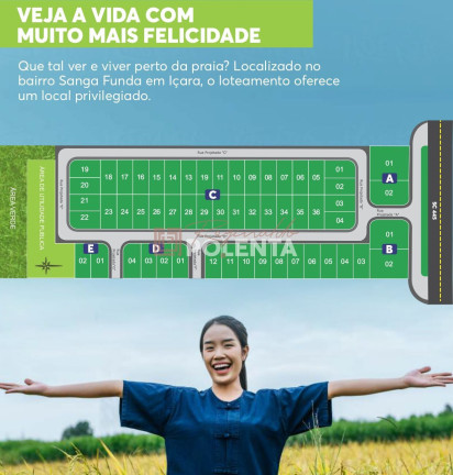 Imagem Terreno à Venda, 388 m² em Sanga Funda - Içara Imagem Terreno à Venda, 388 m² em Sanga Funda - Içara