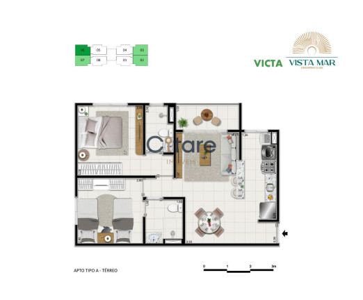 Imagem Apartamento com 2 Quartos à Venda,  em Praia Do Futuro Ii - Fortaleza