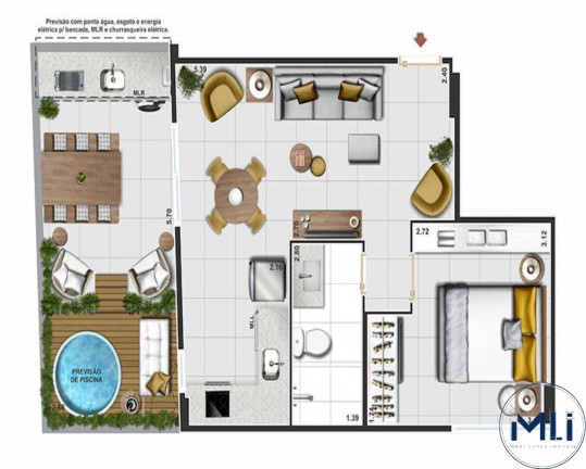 Imagem Imóvel com 1 Quarto à Venda, 49 m² em Copacabana - Rio De Janeiro