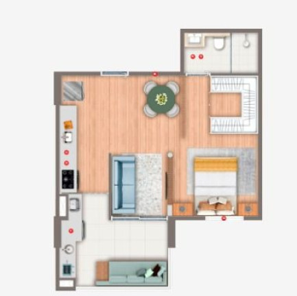 Imagem Apartamento com 1 Quarto à Venda, 45 m² em Picanco - Guarulhos Imagem Apartamento com 1 Quarto à Venda, 45 m² em Picanco - Guarulhos