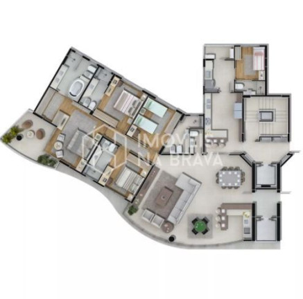 Imagem Apartamento com 4 Quartos à Venda, 226 m² em Praia Brava - Itajaí