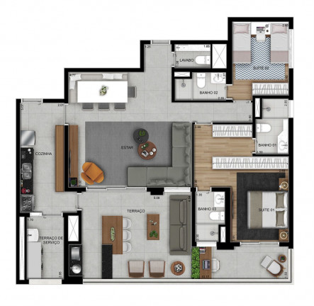 Imagem Imóvel com 3 Quartos à Venda, 134 m² em Belenzinho - São Paulo