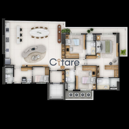 Imagem Apartamento com 3 Quartos à Venda,  em Cocó - Fortaleza