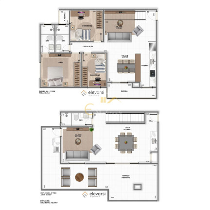 Imagem Apartamento com 2 Quartos à Venda, 62 m² em Centro - Pinhais Imagem Apartamento com 2 Quartos à Venda, 62 m² em Centro - Pinhais