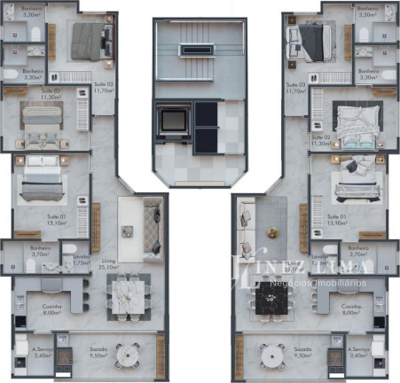 Imagem Apartamento com 3 Quartos à Venda, 105 m² em Meia Praia - Itapema Imagem Apartamento com 3 Quartos à Venda, 105 m² em Meia Praia - Itapema