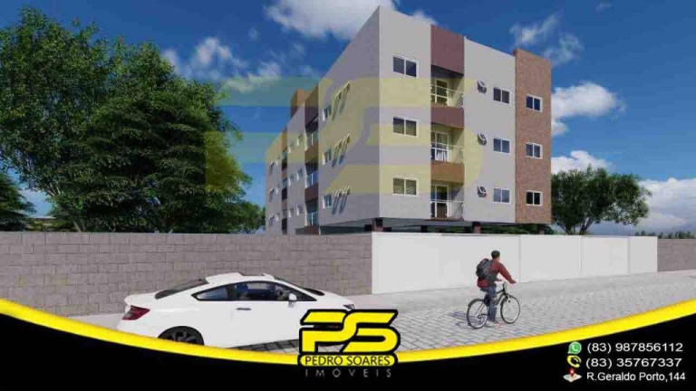 Imagem Apartamento com 2 Quartos à Venda, 55 m² em João Paulo Ii - João Pessoa