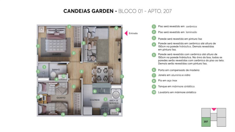 Imagem Apartamento com 2 Quartos à Venda, 40 m² Imagem Apartamento com 2 Quartos à Venda, 40 m²