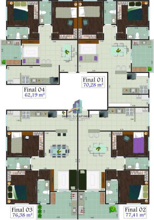 Imagem Apartamento com 2 Quartos à Venda, 77 m² em Aviação - Praia Grande Imagem Apartamento com 2 Quartos à Venda, 77 m² em Aviação - Praia Grande