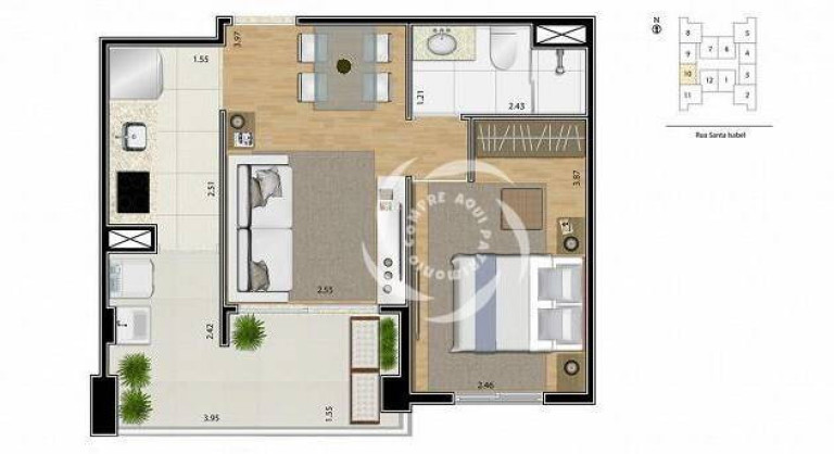Imagem Apartamento com 1 Quarto à Venda, 47 m² em Vila Buarque - São Paulo Imagem Apartamento com 1 Quarto à Venda, 47 m² em Vila Buarque - São Paulo