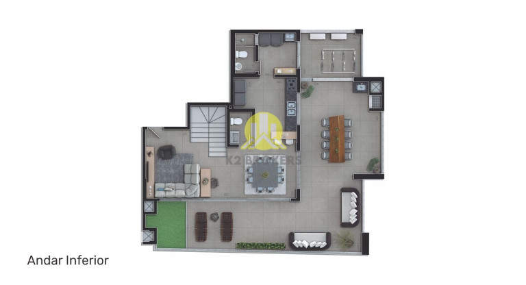 Imagem Cobertura com 3 Quartos à Venda, 223 m² em Juvevê - Curitiba
