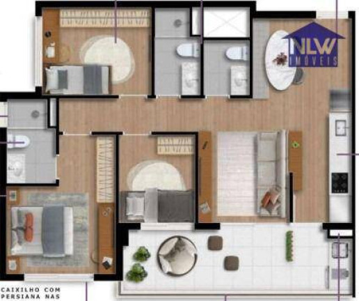 Imagem Apartamento com 3 Quartos à Venda, 73 m² em Brooklin - São Paulo