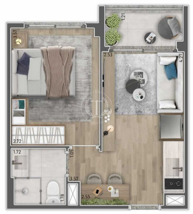 Imagem Apartamento com 1 Quarto à Venda, 27 m² em Vila Mariana - São Paulo