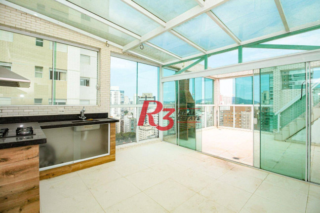 Cobertura com 3 Quartos à Venda, 290 m² em Gonzaga - Santos