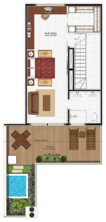 Imagem Apartamento com 3 Quartos à Venda, 227 m² em Campeche - Florianópolis Imagem Apartamento com 3 Quartos à Venda, 227 m² em Campeche - Florianópolis