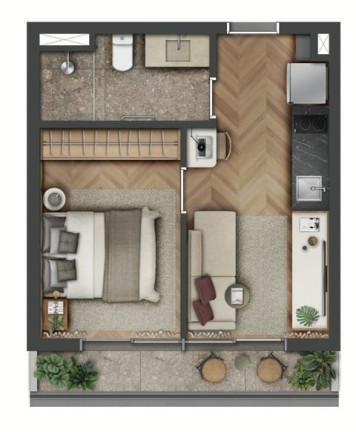 Imagem Imóvel com 1 Quarto à Venda, 42 m² em Pinheiros - São Paulo Imagem Imóvel com 1 Quarto à Venda, 42 m² em Pinheiros - São Paulo