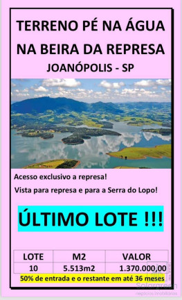 Imagem Terreno à Venda, 5.513 m² em Azevedo - Joanópolis Imagem Terreno à Venda, 5.513 m² em Azevedo - Joanópolis
