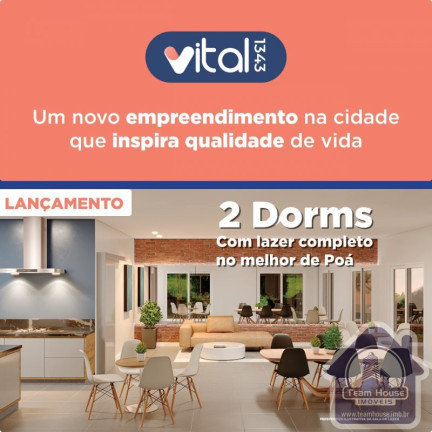 Imagem Apartamento com 2 Quartos à Venda, 49 m² em Jardim áurea - Poá