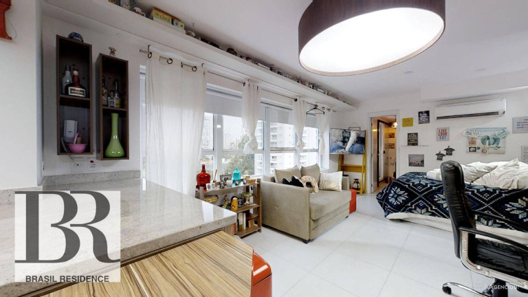 Imagem Apartamento com 1 Quarto à Venda, 50 m² em Brooklin - São Paulo Imagem Apartamento com 1 Quarto à Venda, 50 m² em Brooklin - São Paulo