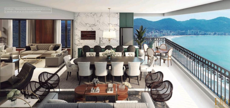 Apartamento com 4 Quartos à Venda, 225 m² em Meia Praia - Itapema