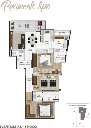 Imagem Apartamento à Venda, 103 m² em Gravatá - Navegantes Imagem Apartamento à Venda, 103 m² em Gravatá - Navegantes