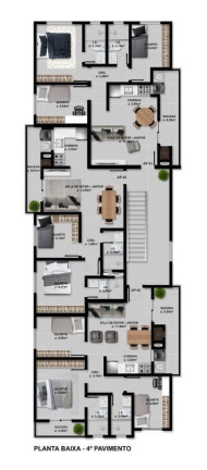Imagem Apartamento com 3 Quartos à Venda, 63 m² em Afonso Pena - São José Dos Pinhais
