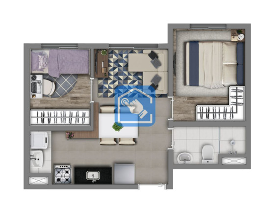 Imagem Apartamento com 2 Quartos à Venda, 34 m² em Belenzinho - São Paulo Imagem Apartamento com 2 Quartos à Venda, 34 m² em Belenzinho - São Paulo