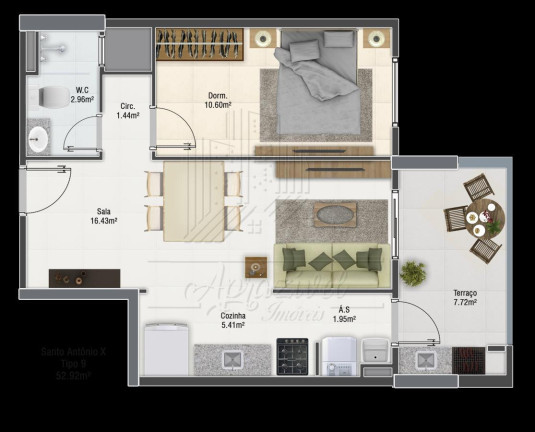 Imagem Imóvel com 3 Quartos à Venda, 111 m² em Jardim Imperador - Praia Grande