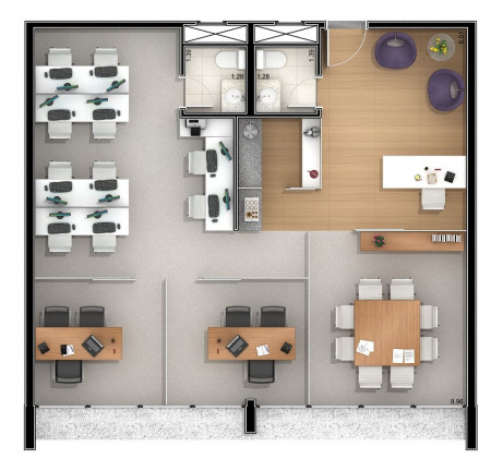 Imagem Sala Comercial à Venda, 48 m² em Bosque Do Vianna - Cotia