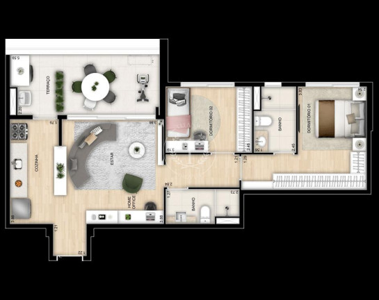 Imagem Apartamento com 2 Quartos à Venda, 74 m² em Parque Imperial - São Paulo