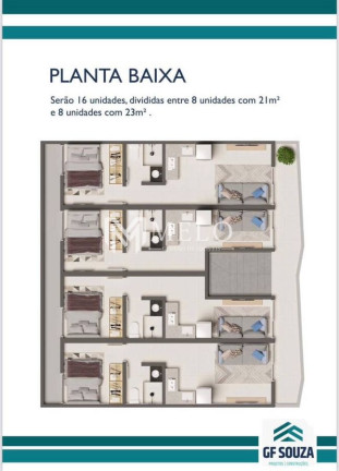 Imagem Apartamento com 1 Quarto à Venda, 21 m² em Ipojuca