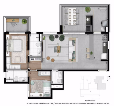 Imagem Apartamento com 3 Quartos à Venda, 95 m² em Bosque Da Saúde - São Paulo