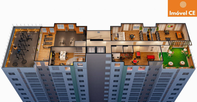 Imagem Apartamento com 2 Quartos à Venda, 51 m² em Praia Do Futuro Ii - Fortaleza
