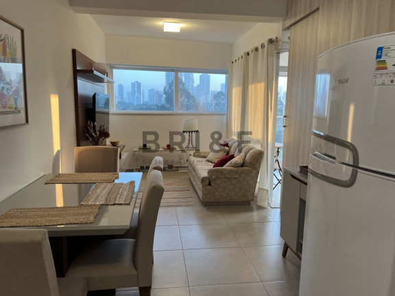 Apartamento com 1 Quarto para Alugar, 44 m² em Brooklin - São Paulo