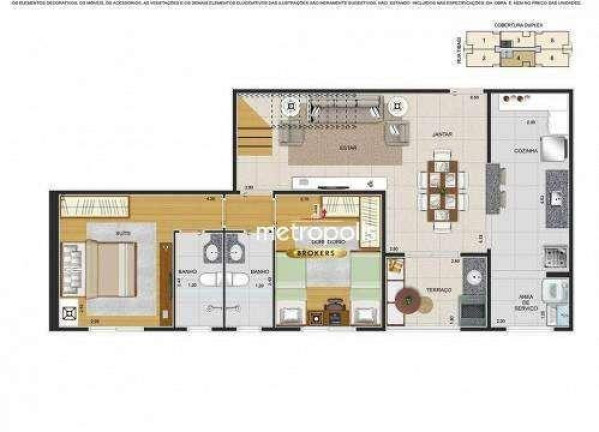 Imagem Cobertura com 3 Quartos à Venda, 150 m² em Santa Paula - São Caetano Do Sul Imagem Cobertura com 3 Quartos à Venda, 150 m² em Santa Paula - São Caetano Do Sul