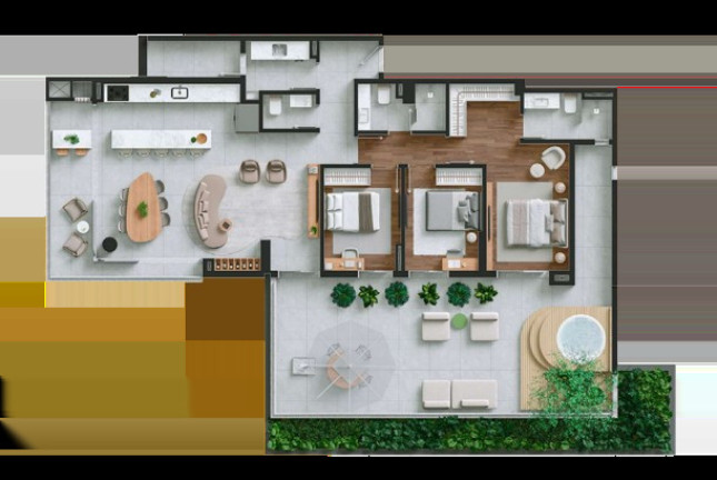 Imagem Apartamento com 3 Quartos à Venda, 180 m² em Portão - Curitiba Imagem Apartamento com 3 Quartos à Venda, 180 m² em Portão - Curitiba