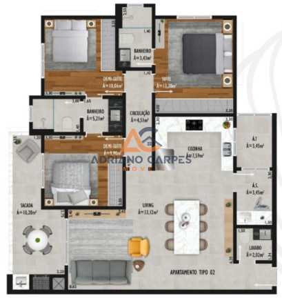Imagem Imóvel com 3 Quartos à Venda, 109 m² em Centro - Navegantes Imagem Imóvel com 3 Quartos à Venda, 109 m² em Centro - Navegantes