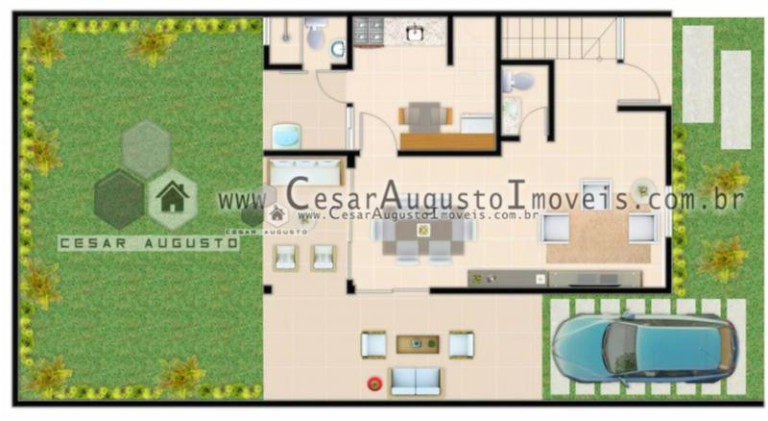 Imagem Casa com 3 Quartos à Venda, 137 m² em Coaçu - Eusébio Imagem Casa com 3 Quartos à Venda, 137 m² em Coaçu - Eusébio