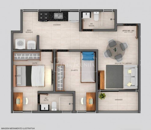 Imagem Apartamento com 2 Quartos à Venda, 50 m² em Aeroclube - João Pessoa Imagem Apartamento com 2 Quartos à Venda, 50 m² em Aeroclube - João Pessoa