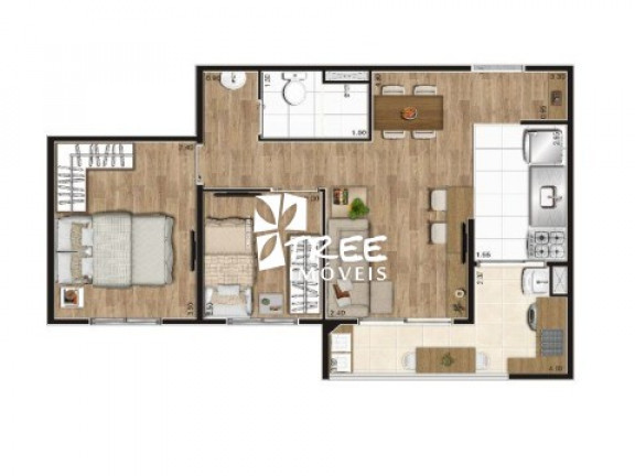 Imagem Apartamento com 2 Quartos à Venda, 5.500 m² em Vila São João - Guarulhos