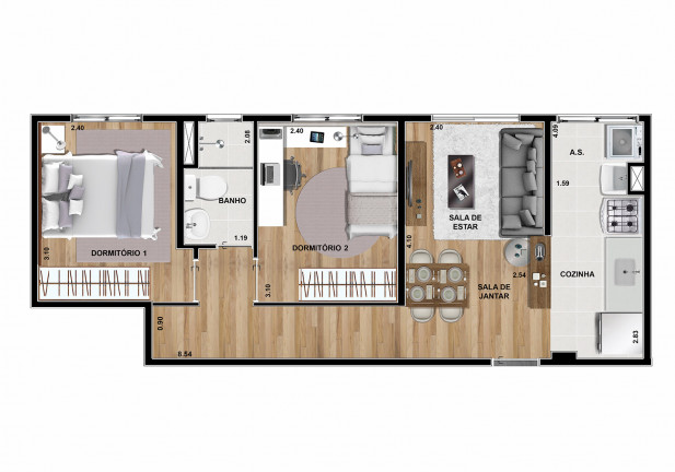 Imagem Apartamento com 2 Quartos à Venda, 44 m² em Brás - São Paulo Imagem Apartamento com 2 Quartos à Venda, 44 m² em Brás - São Paulo