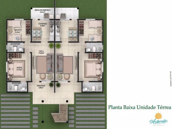 Imagem Apartamento com 2 Quartos à Venda, 82 m² em Estrada Do  Coco - Camaçari
