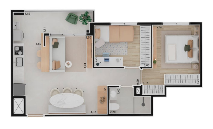 Imagem Apartamento com 2 Quartos à Venda, 51 m² em Vila Califórnia - São Paulo