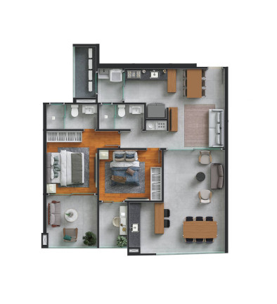 Imagem Apartamento com 2 Quartos à Venda, 83 m² em Praia Do Morro - Guarapari
