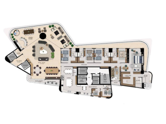 Imagem Apartamento com 5 Quartos à Venda, 604 m² em Mucuripe - Fortaleza