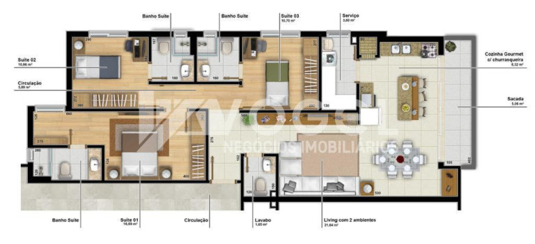 Imagem Apartamento com 1 Quarto à Venda, 170 m² em Marechal Rondon - Canoas Imagem Apartamento com 1 Quarto à Venda, 170 m² em Marechal Rondon - Canoas