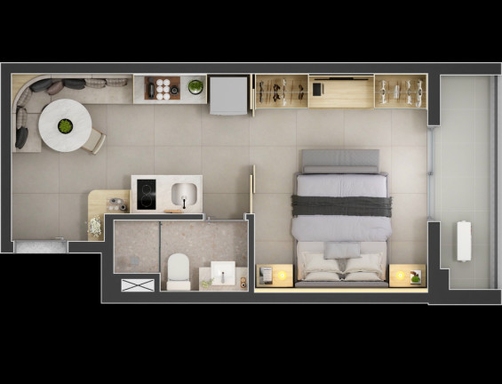 Imagem Imóvel com 1 Quarto à Venda, 27 m² em Consolação - São Paulo